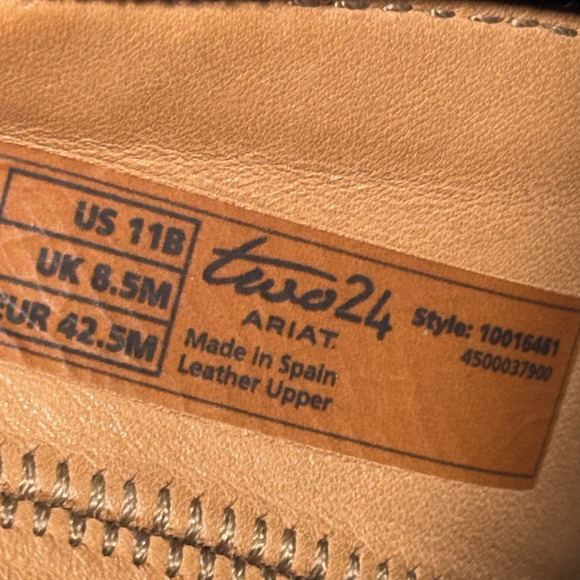 Ariat Benissa Black Leather Bootie Women's Size 11 Made In Spain $399 - Picture 12 of 12